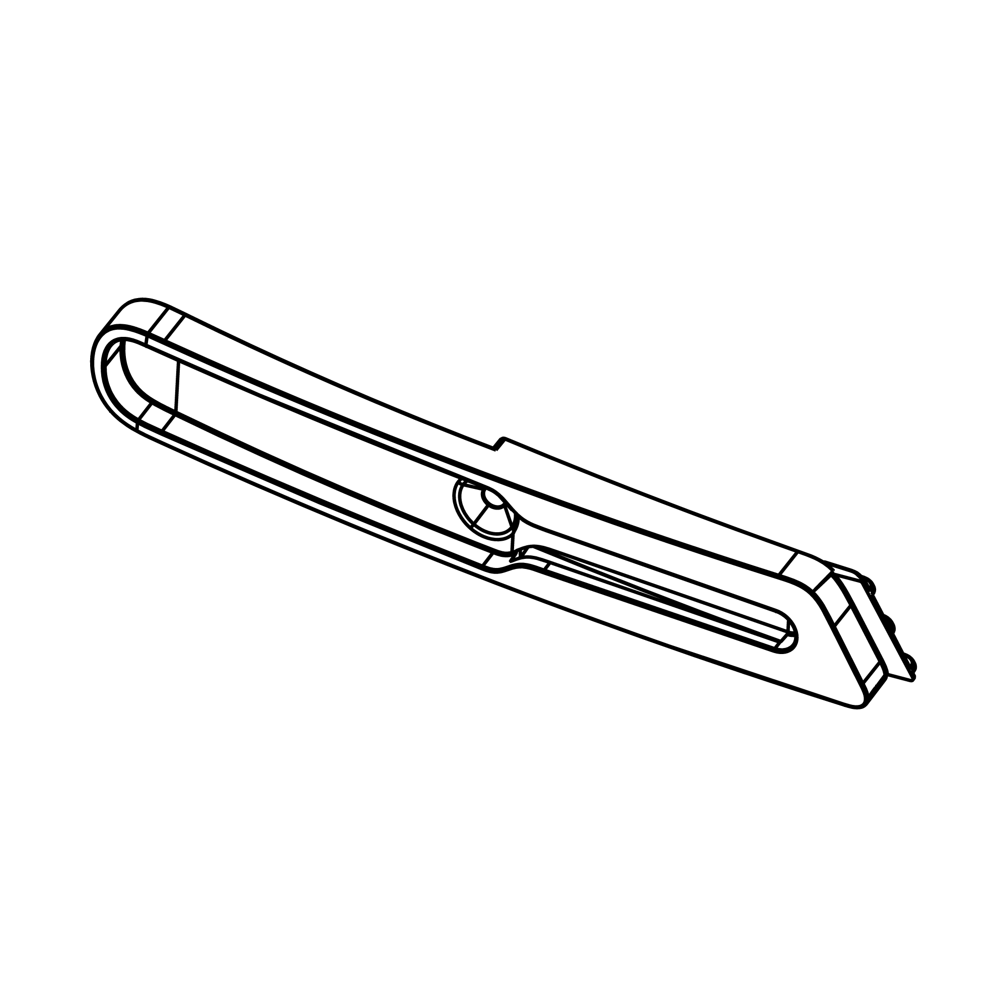 Clip Handle Right Zuo9923pt