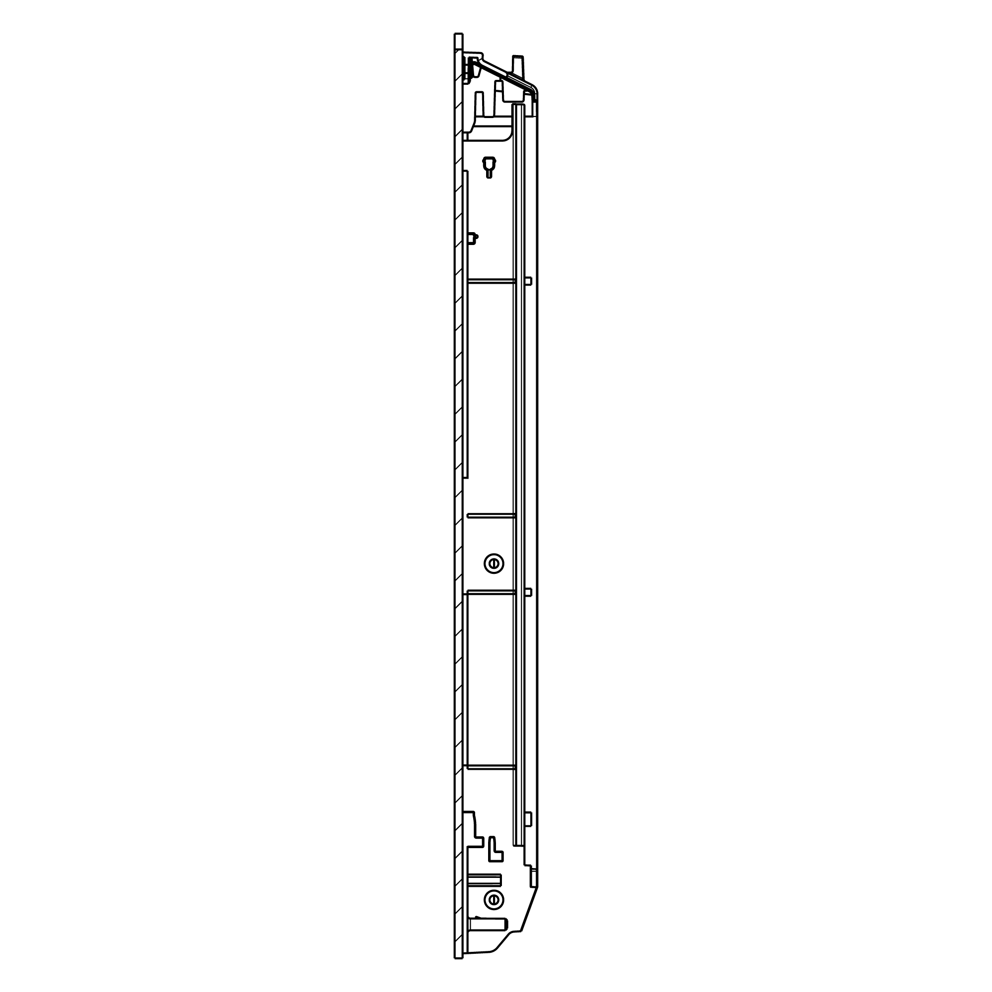 Panel Door Oven Outer Glass Inox 594mmx471mm