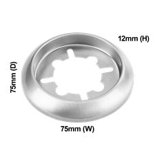 Bezel For 55mm Brushed Finish