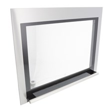 Glass Ov Door Inox 594 X471mm