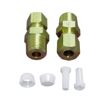 Coupling Kit Brass 1/4 X 1/4 Water Tube