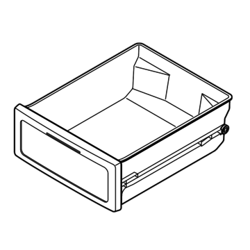 Bin Vegetable Case Left Assembly