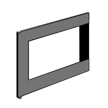 Panel Outer Door Oven Assembly Side Opening Left Hand Stainless Steel