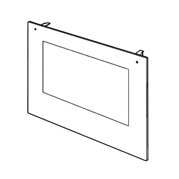 Panel Oven Door Outer Assembly 36mm