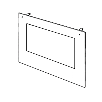 Panel Outer Oven Door Assembly 36 Elux K16