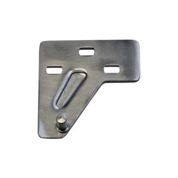 Hinge Bottom Left V40 85mm Stainless Steel