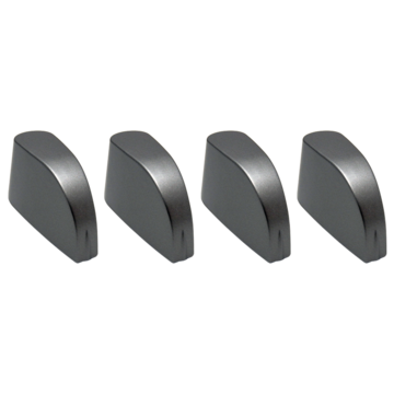 Knob Kit Of 4 Silver Forte