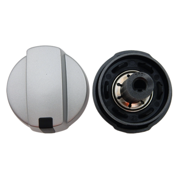 Knob Assembly Gas Silver
