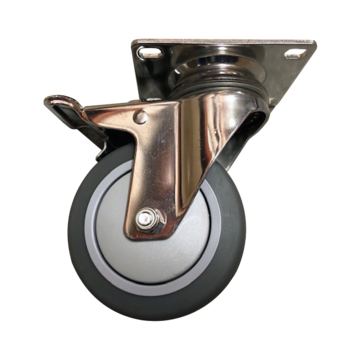 Castor H/d Swivel With Brake 443